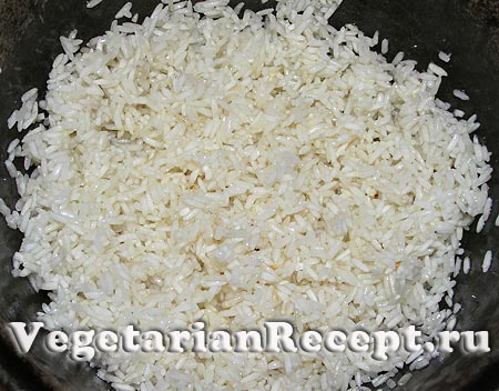Приготовление рассыпчатого риса - обжаривание
