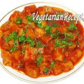 Сейтан (вегетарианское мясо) в томатном соусе