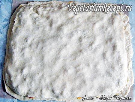 Приготовление закрытого пирога с капустой (фото)
