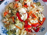 Осенний салат с цветной капустой (рецепт)