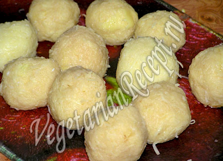 Картофельные шарики с сыром (рецепт с фото)