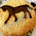 торт с лошадью