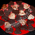 шоколадное печенье сердечки