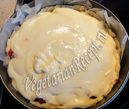 заливной пирог с ягодами рецепт