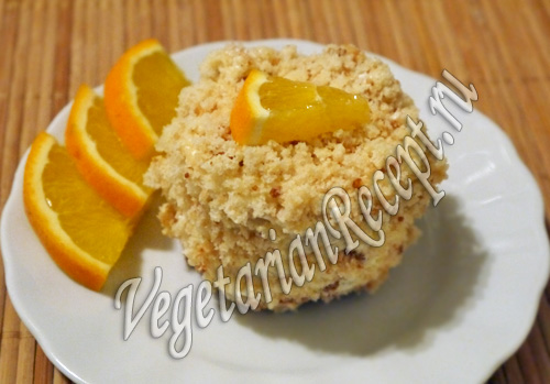 бисквитное пирожное с апельсинами рецепт с фото