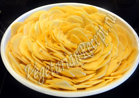 картофель со сливками