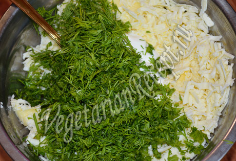 готовим начинку для хачапури