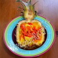 Блюдо - ананас с перцем
