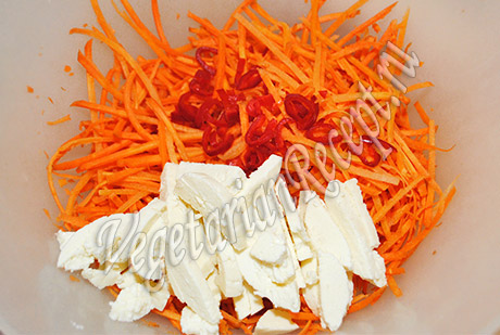 морковка с сыром рецепт