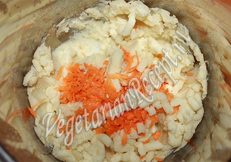 картофельное пюре с морковью