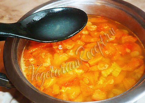 приготовление супа из чечевицы