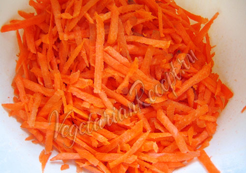 морковь для начинки рулетиков с рисом