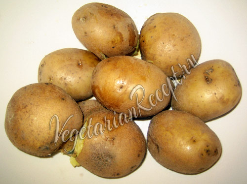 отваренный картофель