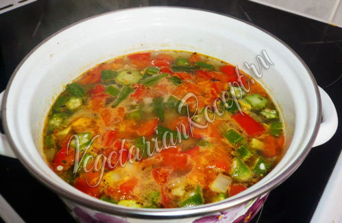 суп из бамии - рецепт с фото