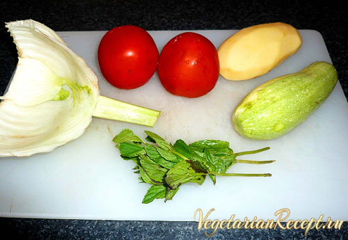 овощи для вегетарианского супа