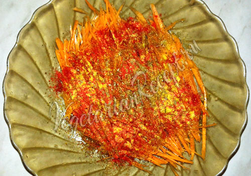 Рулетики из сыра с корейской морковью рецепт