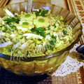 Салат из пекинской капусты с яблоком и сыром рецепт