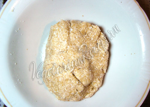 Постное кокосовое тесто для печенья