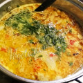 Густой суп с овощами и рисом