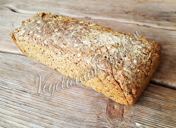 Хлеб из цельнозерновой муки на закваске - рецепт